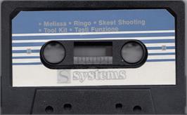 Cartridge artwork for Melissa on the Commodore 64.