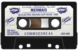 Cartridge artwork for Mermaid Madness on the Commodore 64.