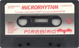 Cartridge artwork for Micro Rhythm on the Commodore 64.