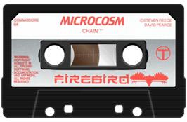 Cartridge artwork for Microcosm on the Commodore 64.