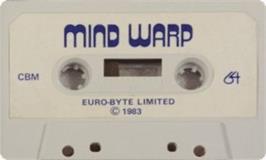 Cartridge artwork for Mind Warp on the Commodore 64.