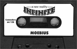 Cartridge artwork for Moebius on the Commodore 64.