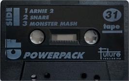 Cartridge artwork for Monster Mash on the Commodore 64.