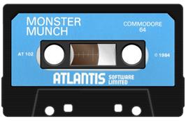 Cartridge artwork for Monster Munch on the Commodore 64.