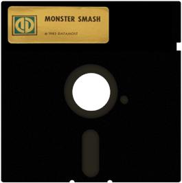 Cartridge artwork for Monster Smash on the Commodore 64.