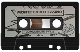 Cartridge artwork for Monte Carlo Casino on the Commodore 64.