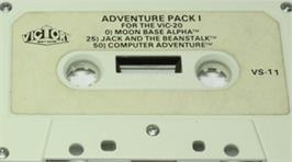 Cartridge artwork for Moon Base on the Commodore 64.