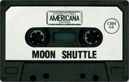 Cartridge artwork for Moon Shuttle on the Commodore 64.
