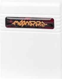 Cartridge artwork for Moonspire on the Commodore 64.
