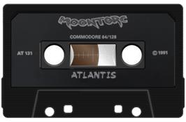 Cartridge artwork for Moontorc on the Commodore 64.
