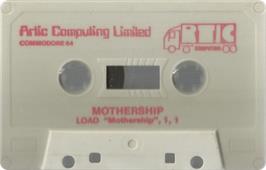 Cartridge artwork for Mothership on the Commodore 64.