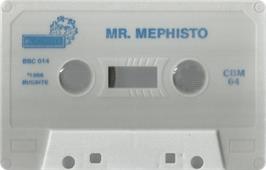 Cartridge artwork for Mr. Mephisto on the Commodore 64.