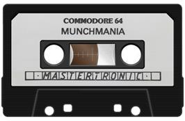 Cartridge artwork for Munch Mania on the Commodore 64.
