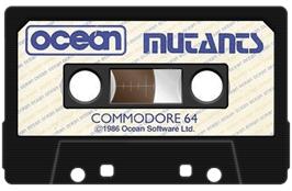 Cartridge artwork for Mutants on the Commodore 64.