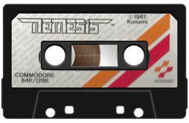 Cartridge artwork for Nemesis - The Final Challenge on the Commodore 64.