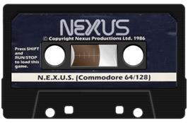 Cartridge artwork for Nexus on the Commodore 64.