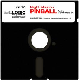 Cartridge artwork for Night Mission (Loadstar) on the Commodore 64.