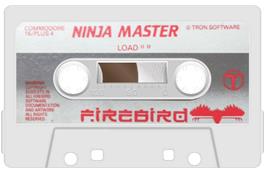 Cartridge artwork for Ninja Master on the Commodore 64.