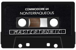 Cartridge artwork for Nonterraqueous on the Commodore 64.