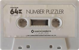 Cartridge artwork for Number Puzzler on the Commodore 64.