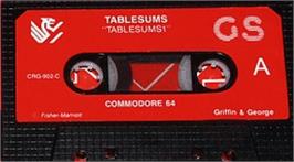 Cartridge artwork for Numberfun / Tablesums on the Commodore 64.