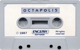 Cartridge artwork for Octapolis on the Commodore 64.