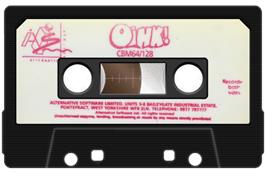 Cartridge artwork for Oink! on the Commodore 64.