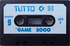 Cartridge artwork for Omicron (Compute!) on the Commodore 64.