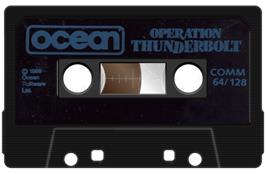 Cartridge artwork for Operation Thunderbolt on the Commodore 64.