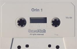 Cartridge artwork for Orin 1 on the Commodore 64.