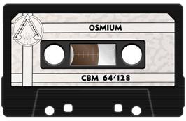 Cartridge artwork for Osmium on the Commodore 64.