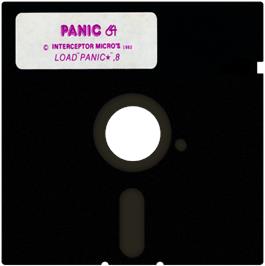 Cartridge artwork for Panic 64 on the Commodore 64.