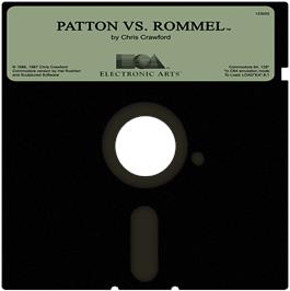 Cartridge artwork for Patton Vs Rommel on the Commodore 64.
