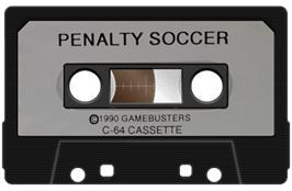 Cartridge artwork for Penalty Soccer on the Commodore 64.
