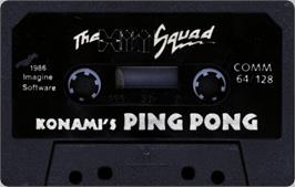 Cartridge artwork for Ping Pong (Robtek Ltd.) on the Commodore 64.