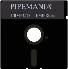 Cartridge artwork for Pipe Dream on the Commodore 64.