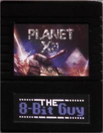 Cartridge artwork for Planet X2.1 on the Commodore 64.