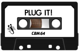 Cartridge artwork for Plug It on the Commodore 64.