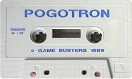 Cartridge artwork for Pogotron on the Commodore 64.