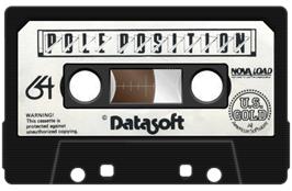 Cartridge artwork for Pole Position (Atari) on the Commodore 64.