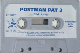 Cartridge artwork for Postman Pat 3 - To the Rescue on the Commodore 64.