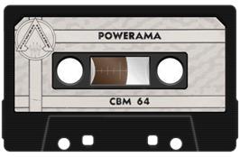 Cartridge artwork for Powerama on the Commodore 64.