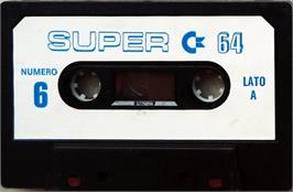 Cartridge artwork for Powerstar on the Commodore 64.
