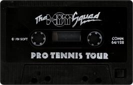 Cartridge artwork for Pro Tennis Tour / Great Courts on the Commodore 64.