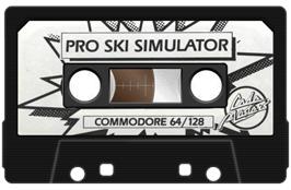 Cartridge artwork for Professional Ski Simulator on the Commodore 64.
