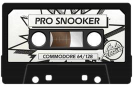 Cartridge artwork for Professional Snooker Simulator on the Commodore 64.