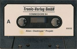 Cartridge artwork for Projekt on the Commodore 64.