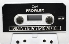 Cartridge artwork for Prowler on the Commodore 64.