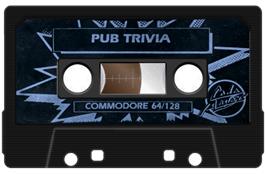 Cartridge artwork for Pub Trivia Simulator on the Commodore 64.