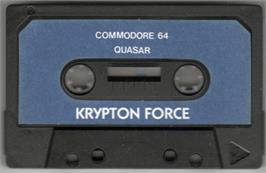 Cartridge artwork for Quasar on the Commodore 64.